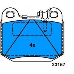 Rear Brake pads MERCERDES M-ML FROM 99 TO 2005