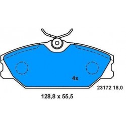 Front Brake pads MEGANE 1.9  dCi