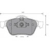 Front Brake pads LAGUNA II  1.9-2.2  dCI SCENIC