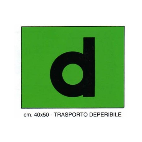 LETTERA D DEPERIBILE