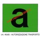 LETTER "A" APPROVED