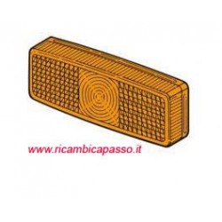 plastica fanale arancio rettangolare