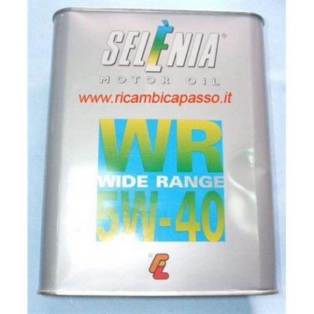 lattina da 2 litri olio selenia WR diesel 5W30